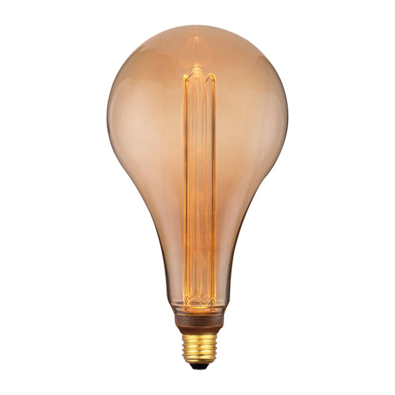 Ampoule LED E27 5 W blanc chaud dorée 30 cm