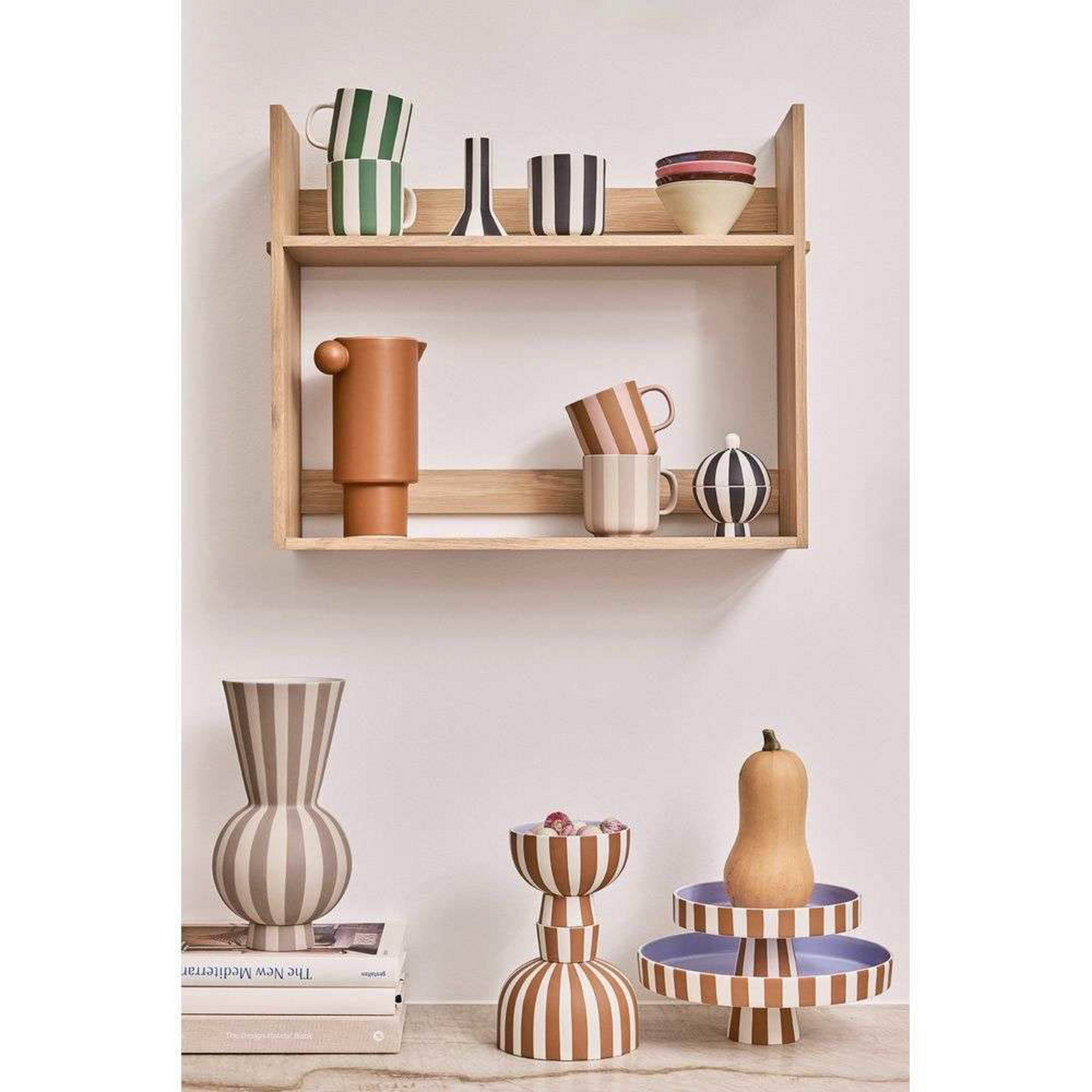 Toppu dish Caramel/Lavender - OYOY Living Design