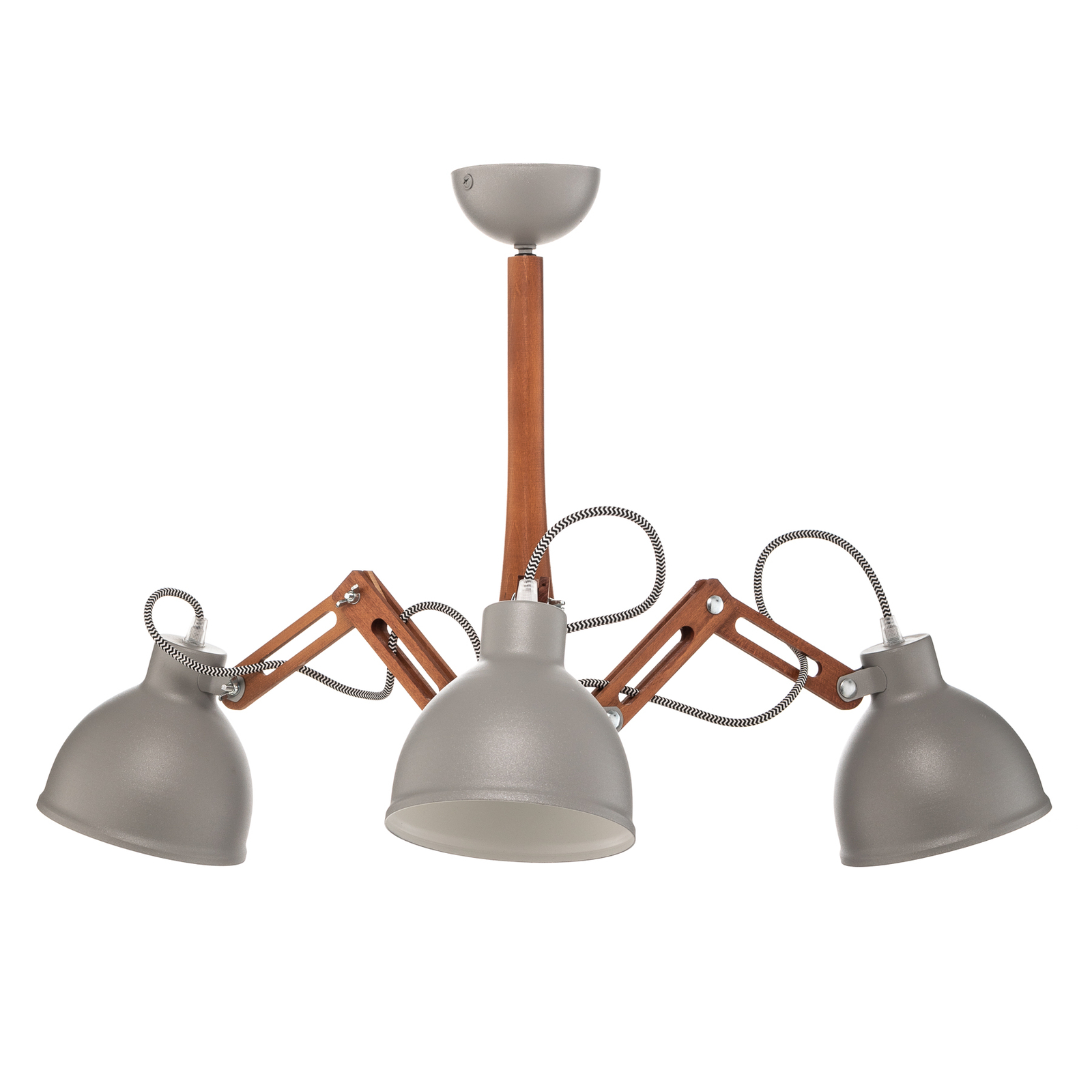 Plafondlamp Skansen 3-lamps instelbaar, grijs