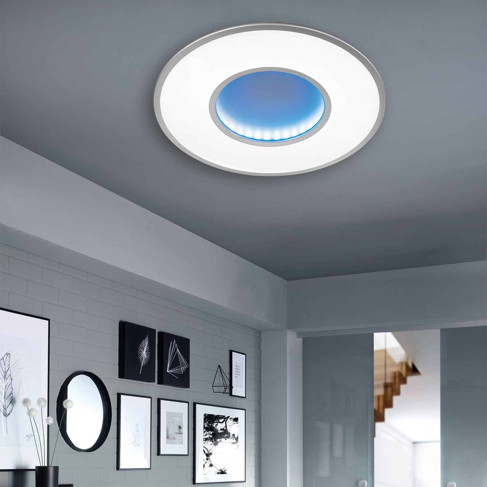 Lámpara LED de techo de Jona con control remoto