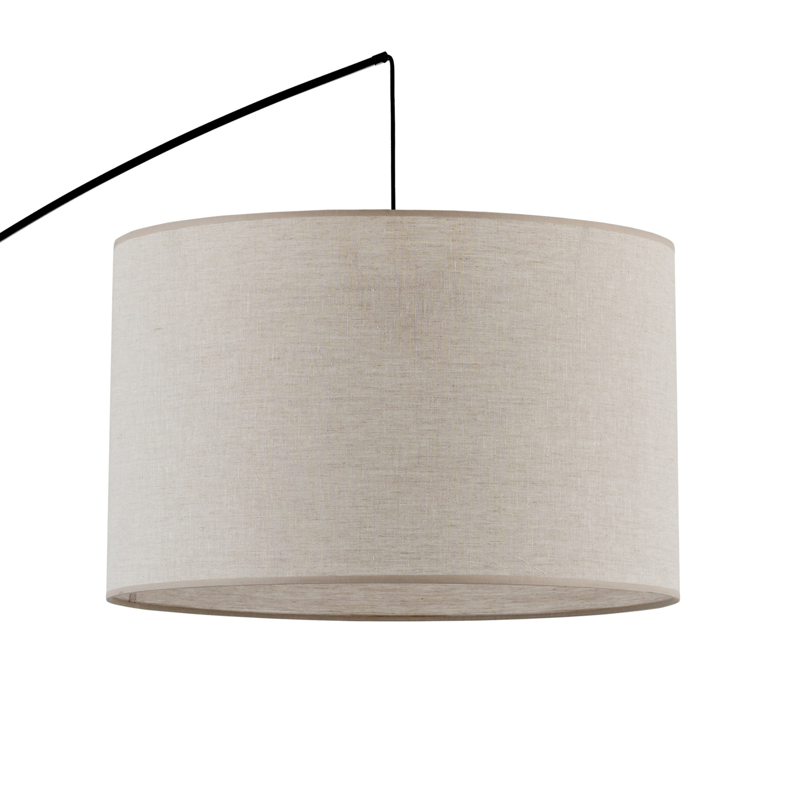 Подова лампа Moby Nature с текстилен абажур