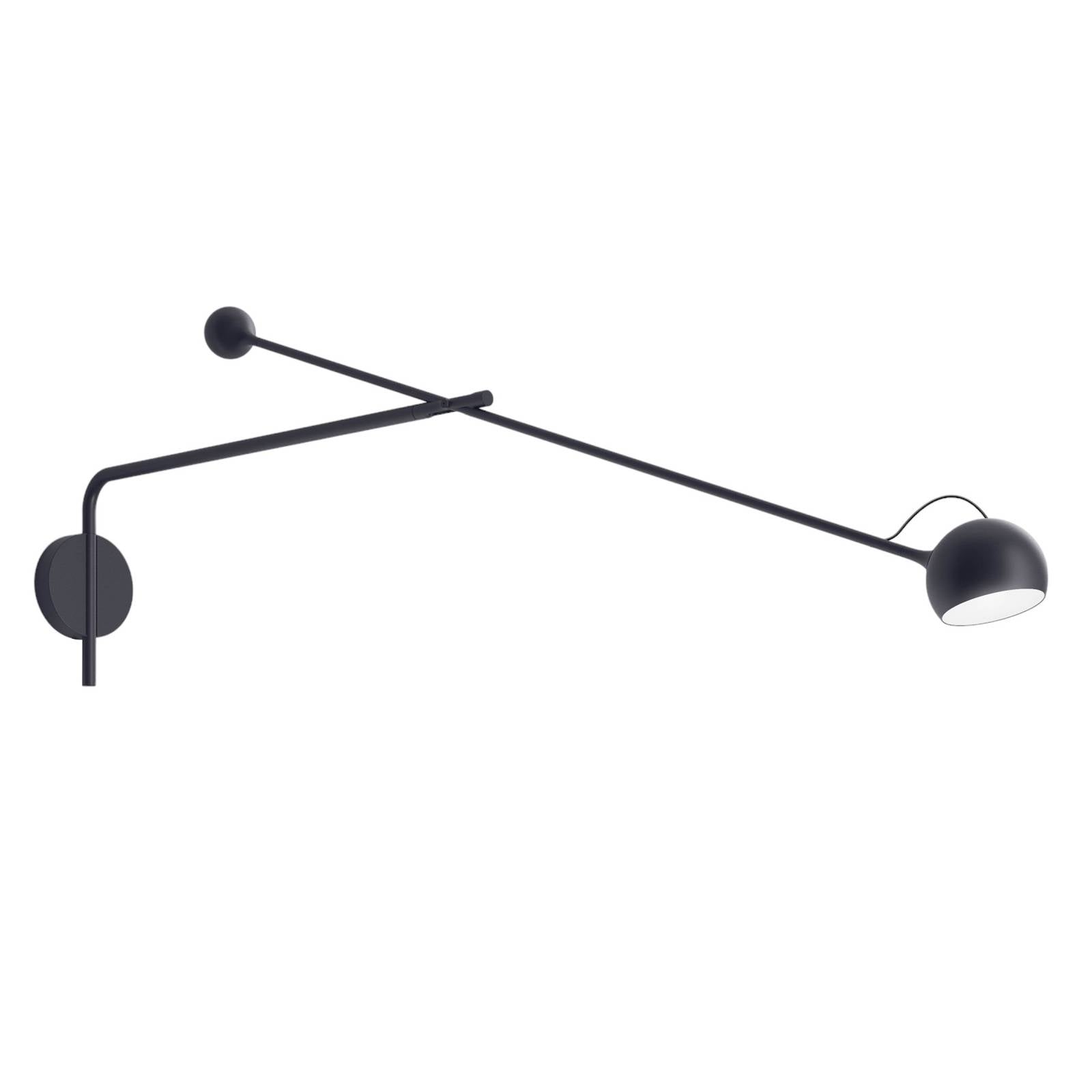 Artemide Ixa L LED-Wandlampe justierbar anthrazit