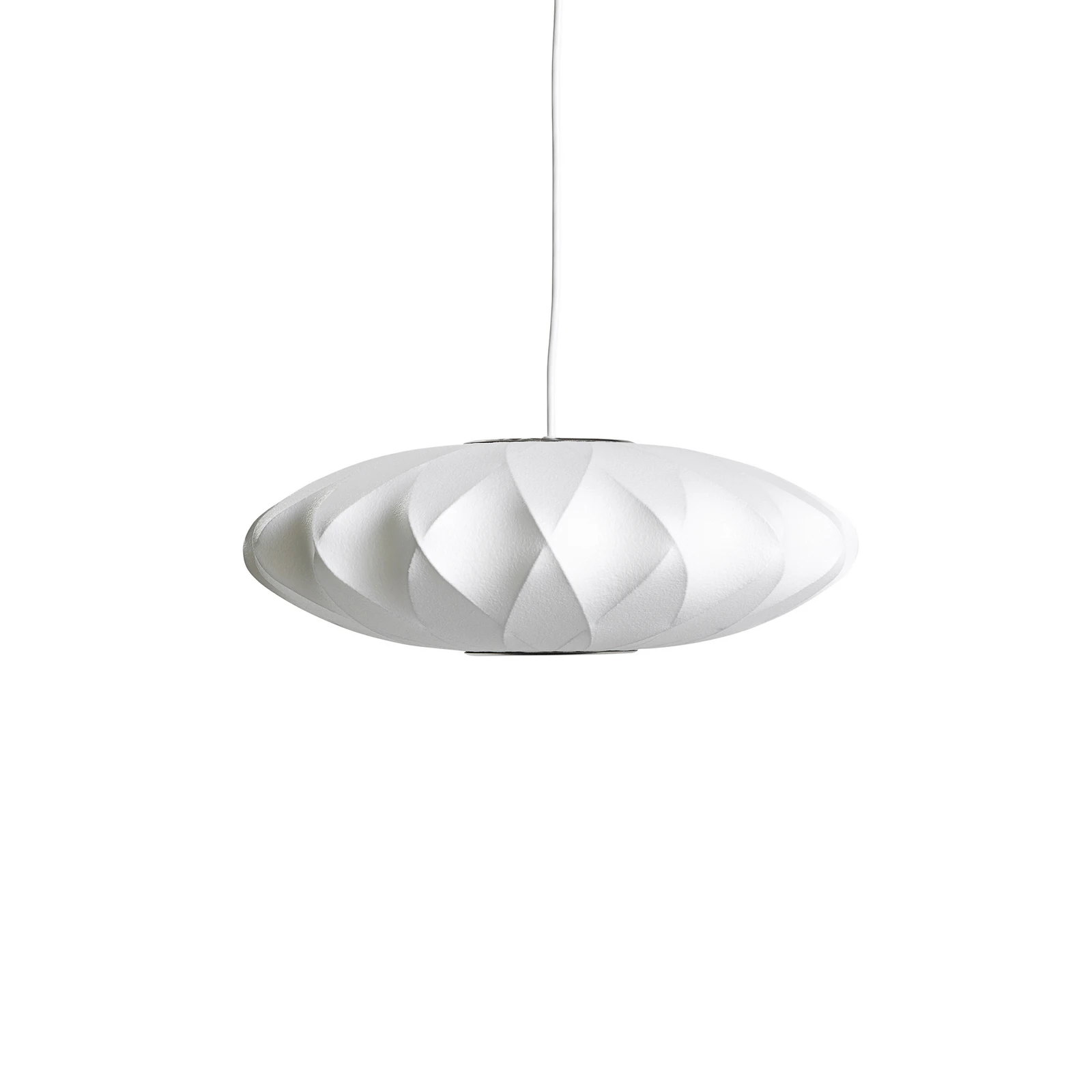 Lampada a sospensione HAY Nelson Saucer Crisscross Bubble, Ø 44,5 cm