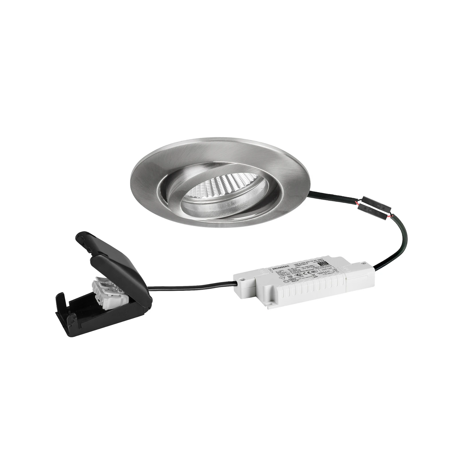 BRUMBERG Spot BB13 dim2warm RC-dim Anschlussbox, nickel matt