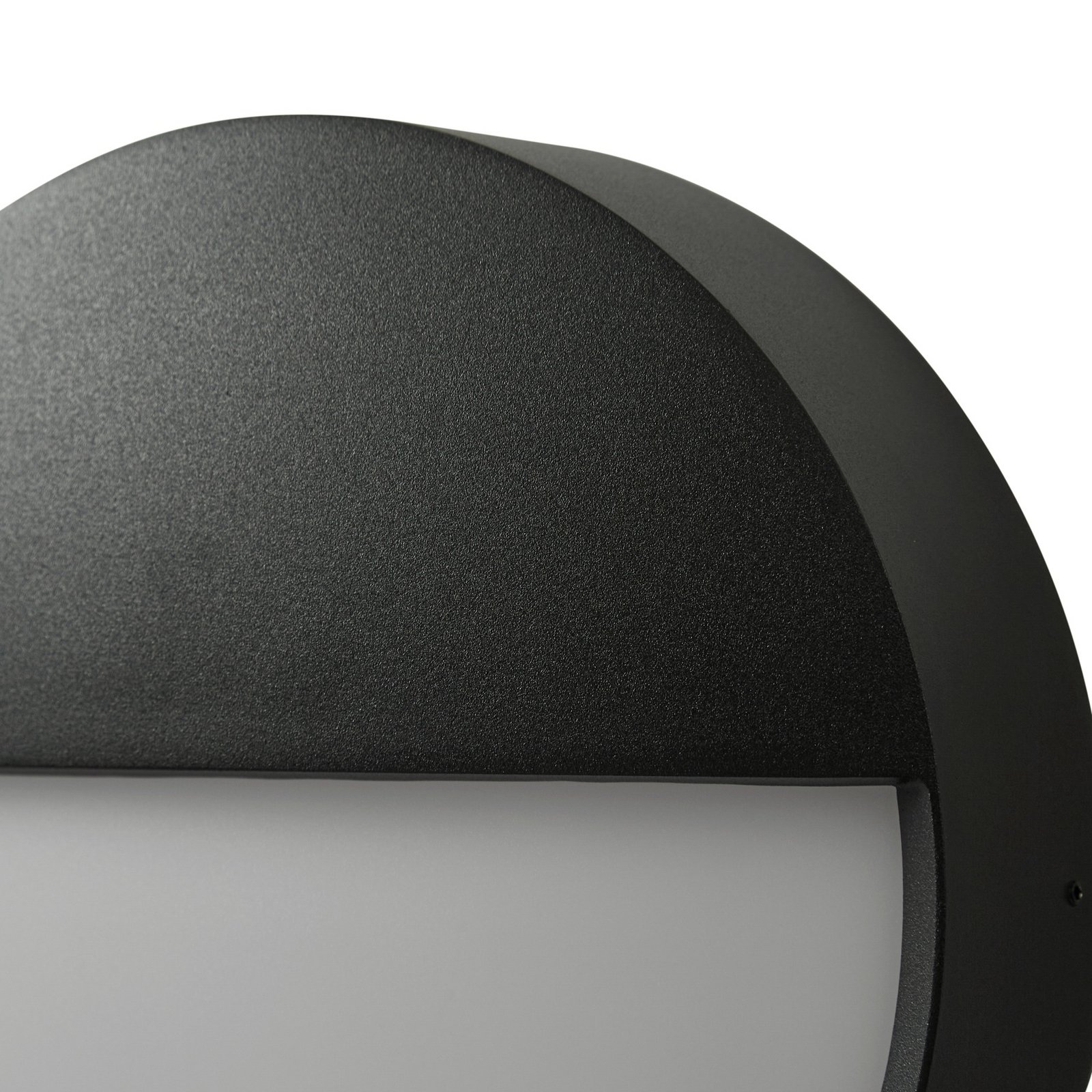 Arcchio applique da esterni LED Gravo, Ø 25 cm, nero, IP65