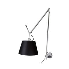 Tolomeo Mega Wandleuchte m/Dimmer Alu/Schwarz - Artemide