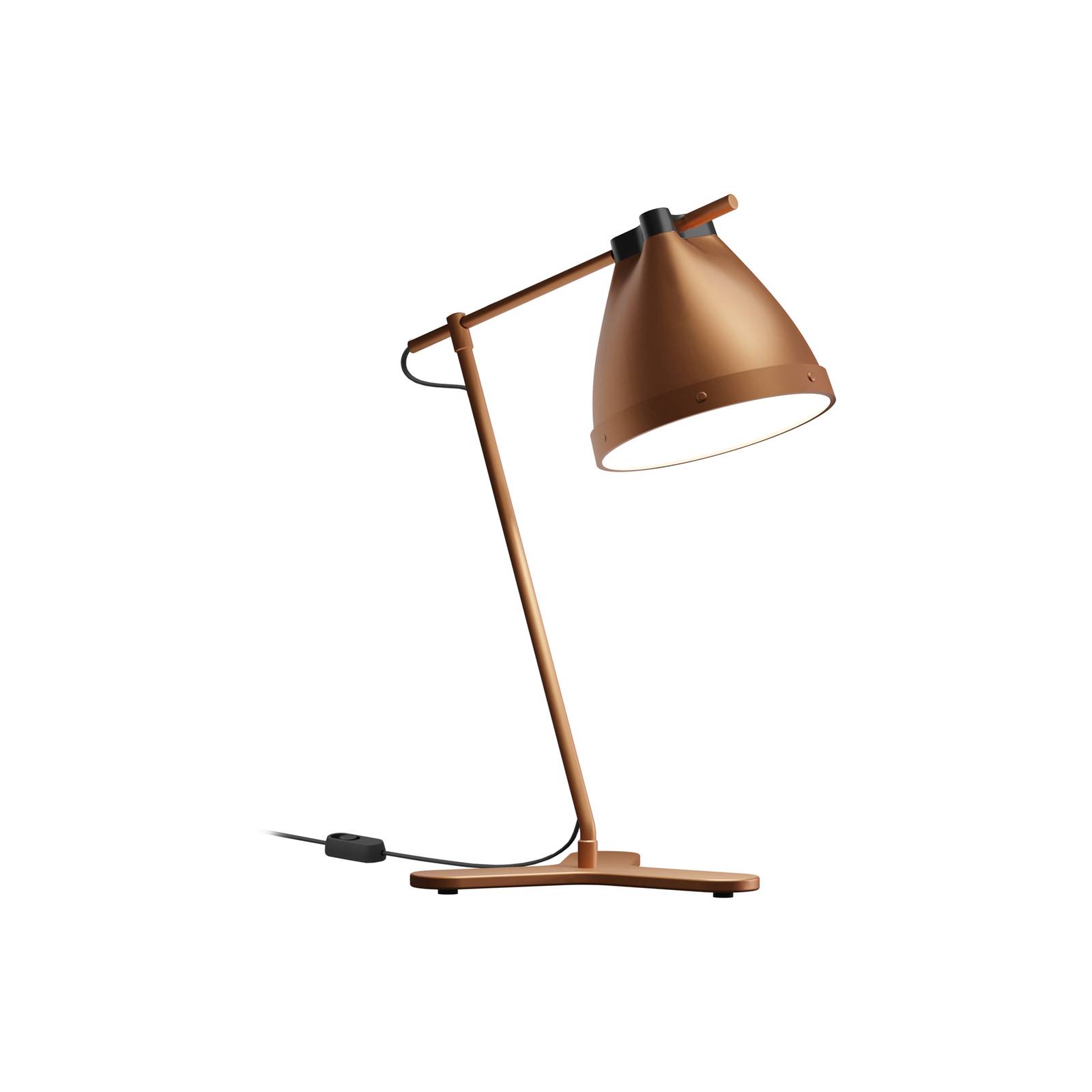 E-shop Aluminor Clarelle stolová lampa, medená