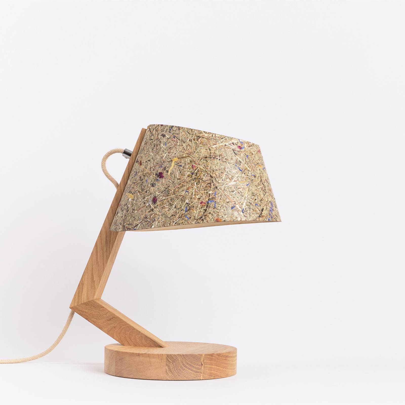 Almut von Wildheim Wooden Table Lamp - Living / Dining Room - dimmable - Country House / Rustic - Brown