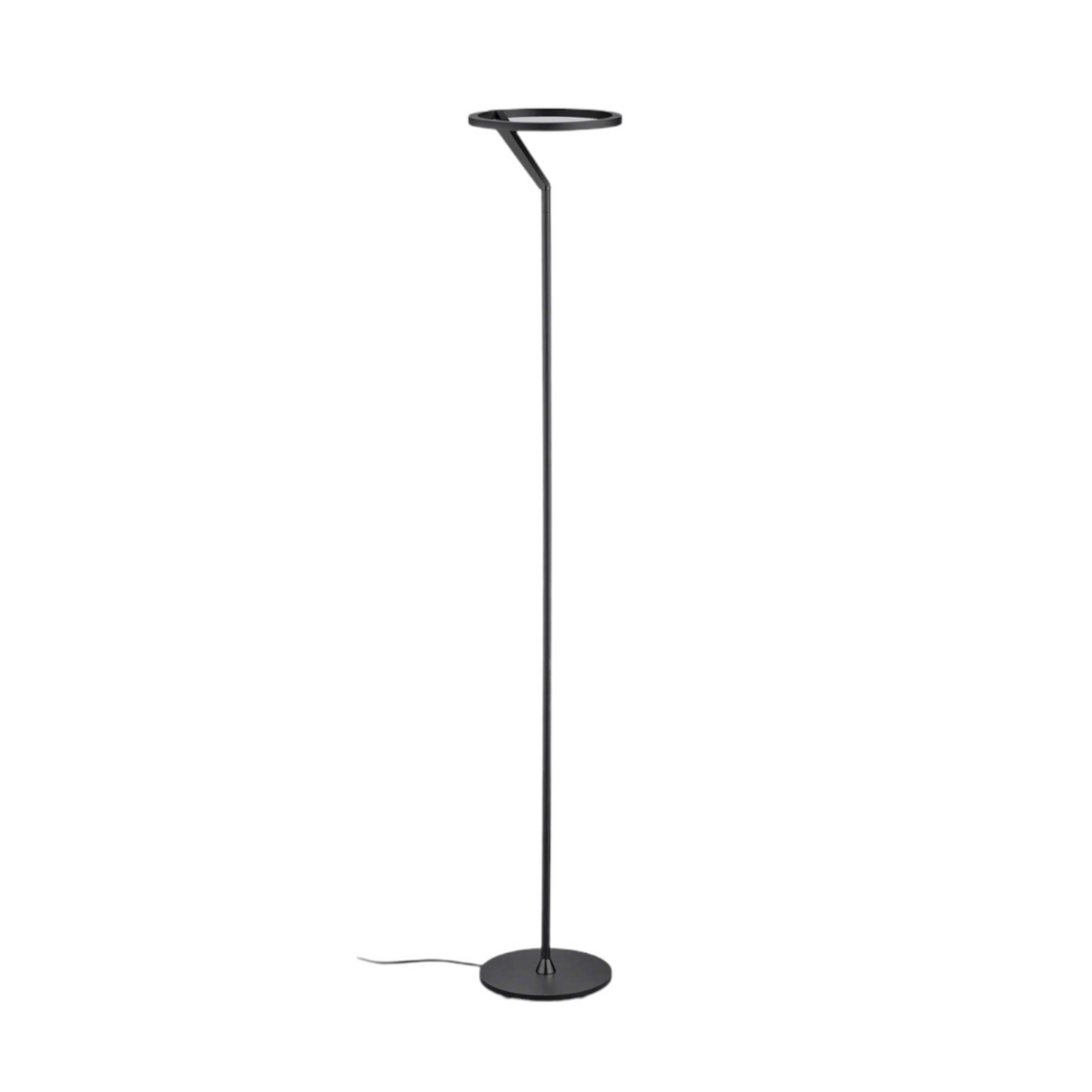 Helestra Elara lampe sur pied LED down dim noire