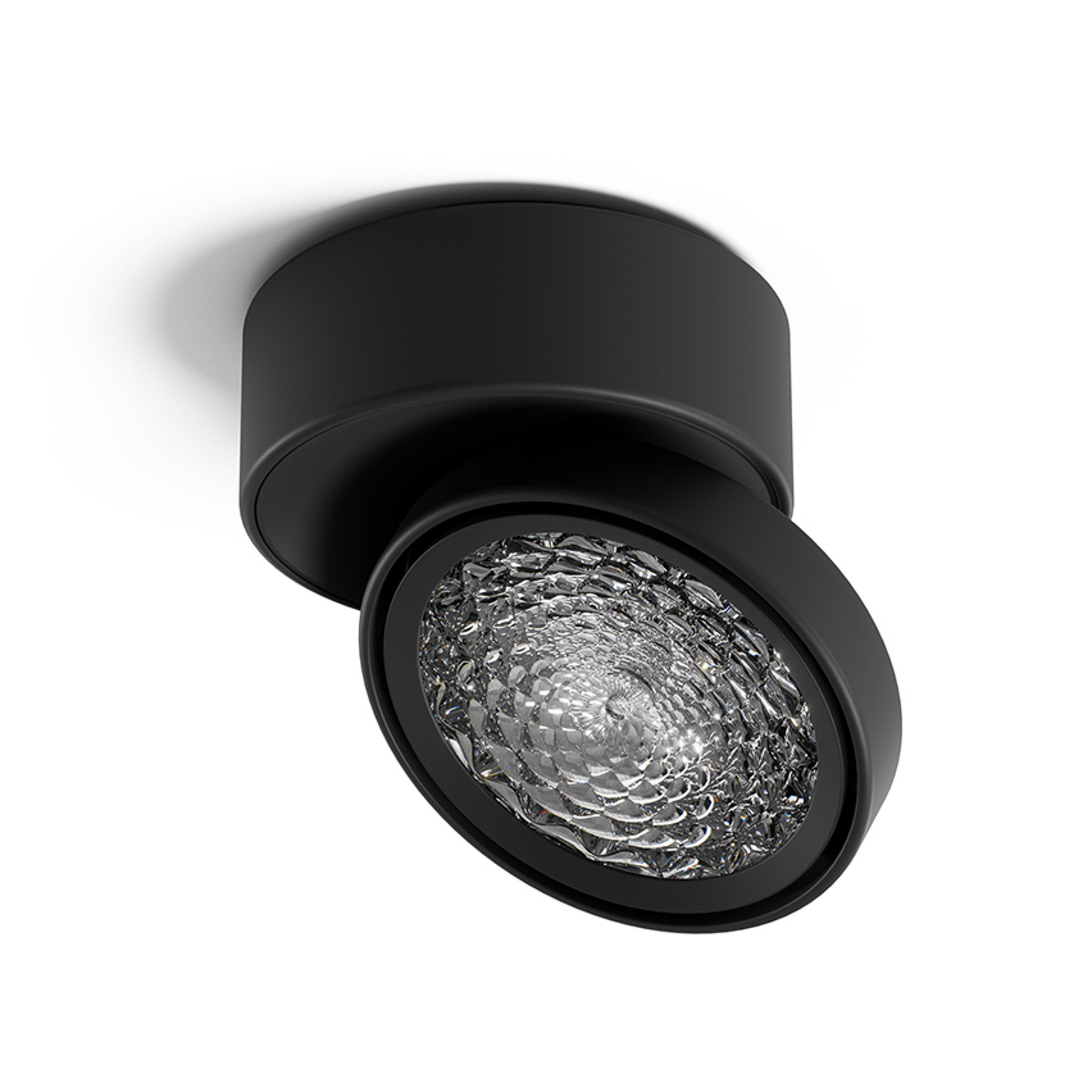 Nivo LED-Deckenspot, schwarz, 36°, schwenkbar, dim - Sigor