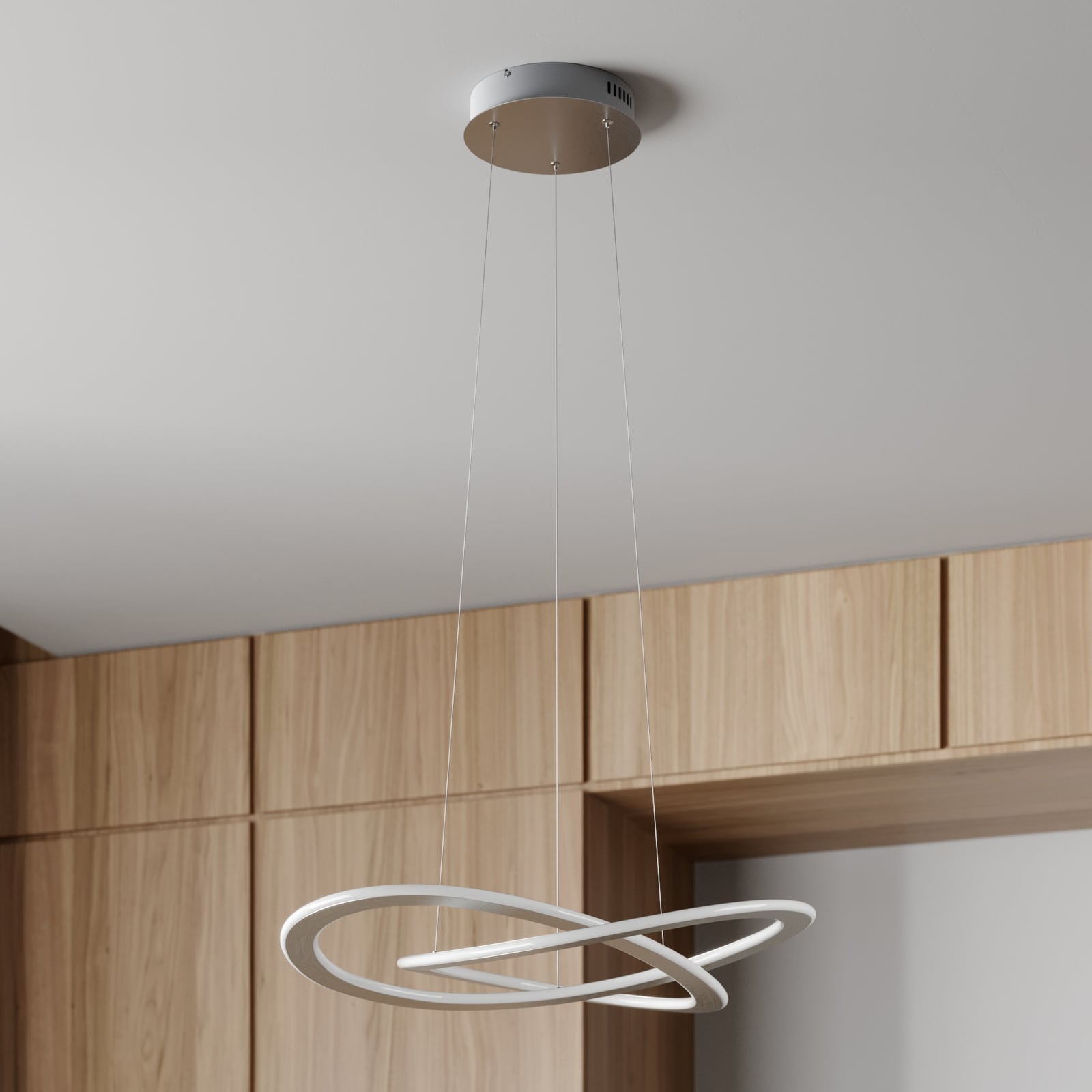 UDGÅET - Shona LED Visilica Satin nikal - Lucande