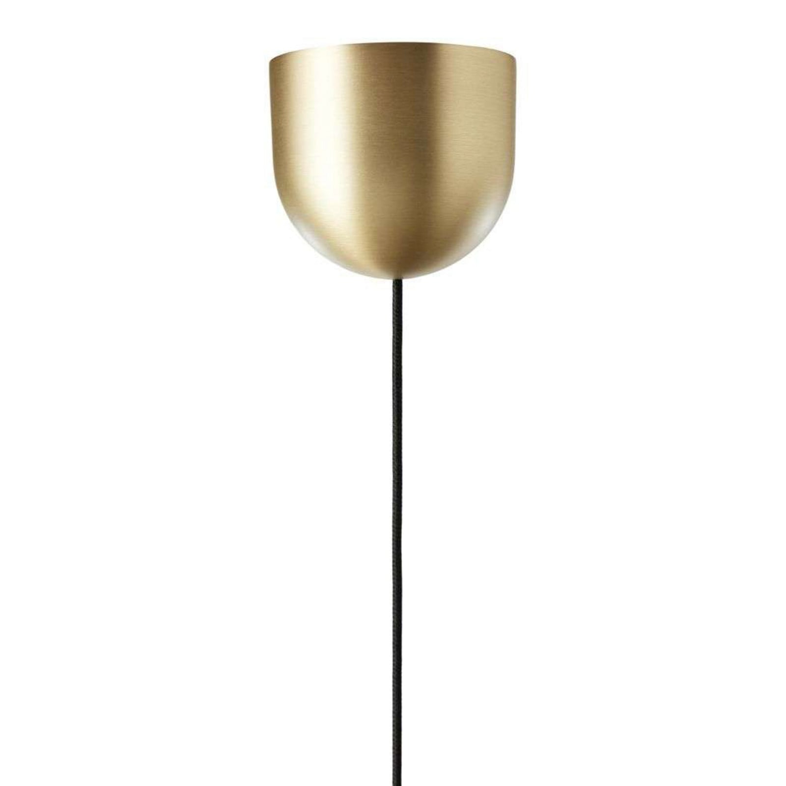 Palla P135 LED-pendellampe, opal/messing, CCT ANTIDARK - Stue - Glas billede