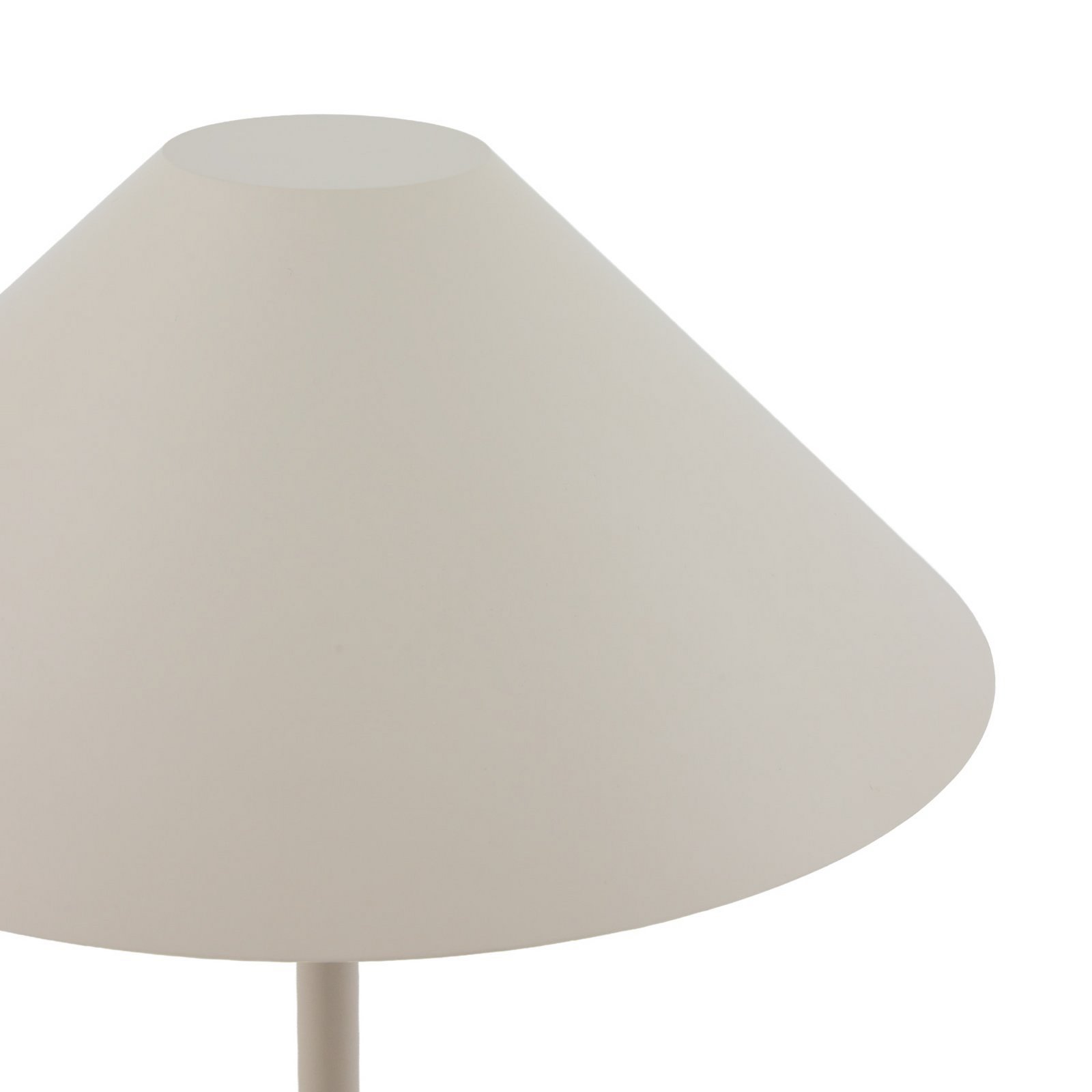 Globen Lighting Lampadaire d'extérieur rechargeable Cannes, beige, IP54