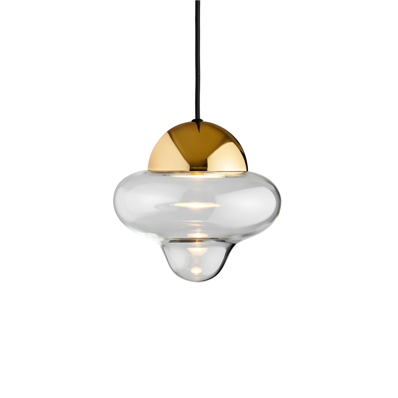 Nutty Függőlámpa Clear/Gold - Design By Us