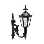 Charles outdoor wall light, black