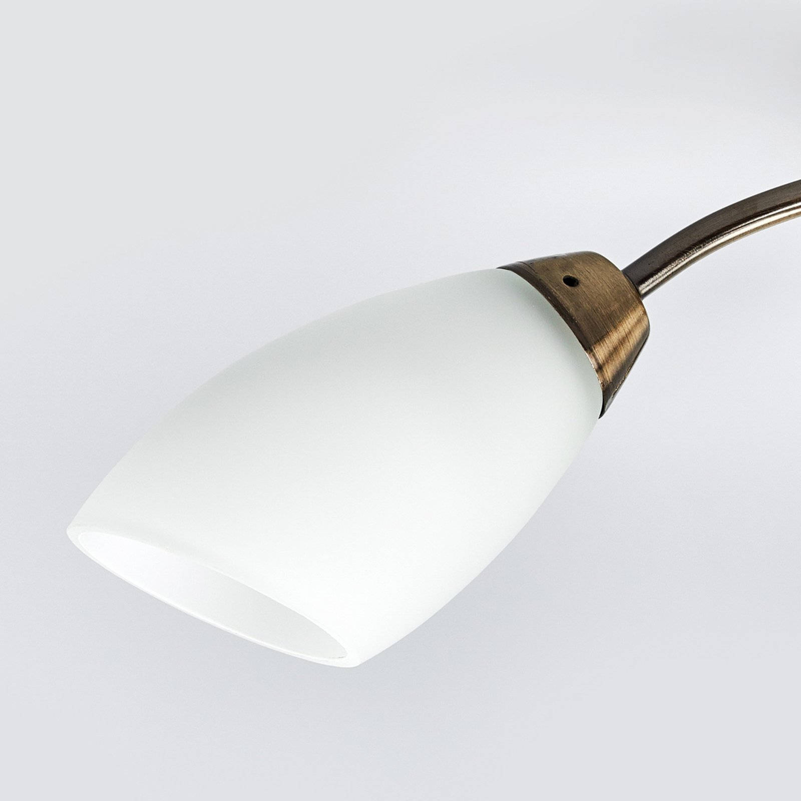 Beau plafonnier OPERA 3 lampes laiton vieilli