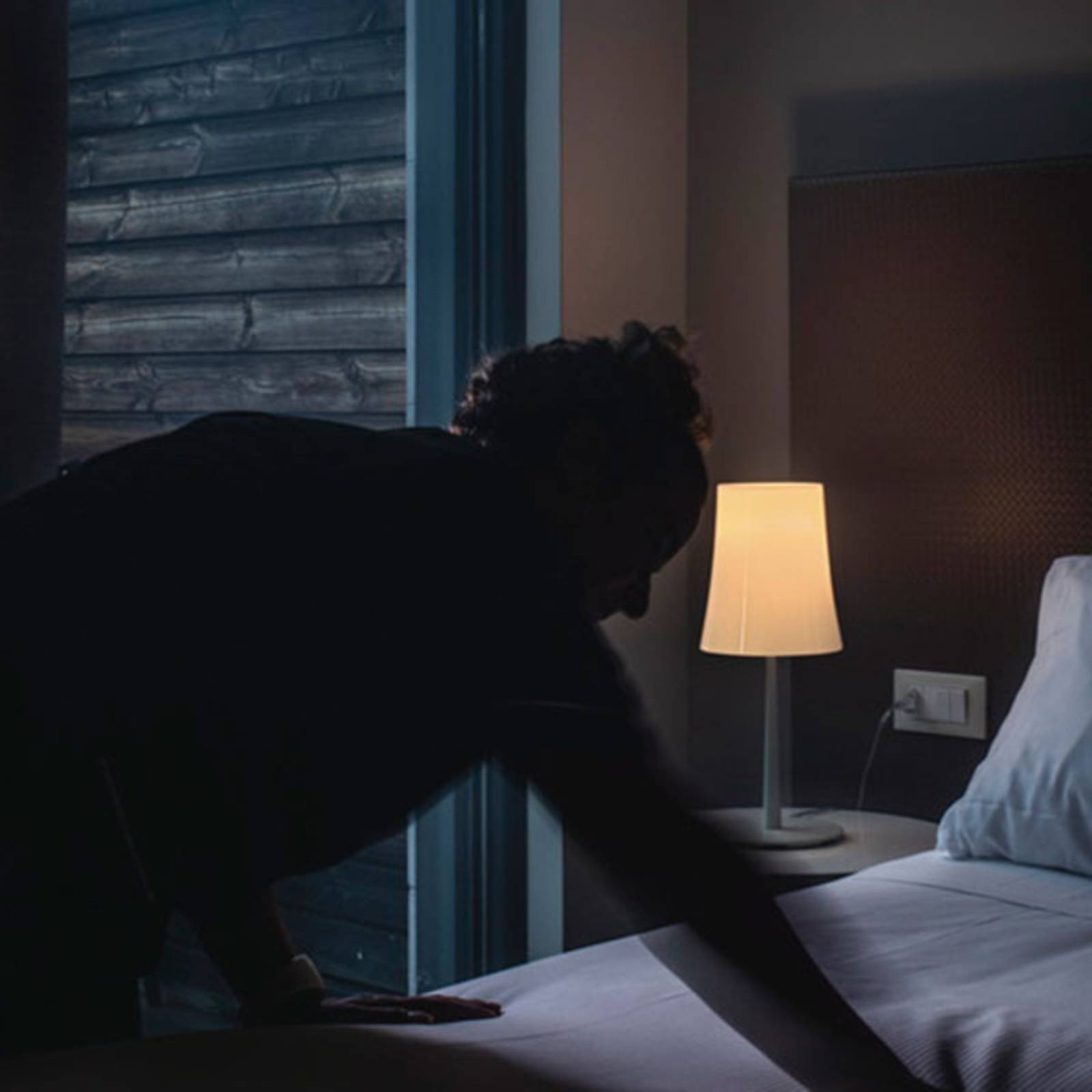 Foscarini Birdie Easy lampa stołowa zielona