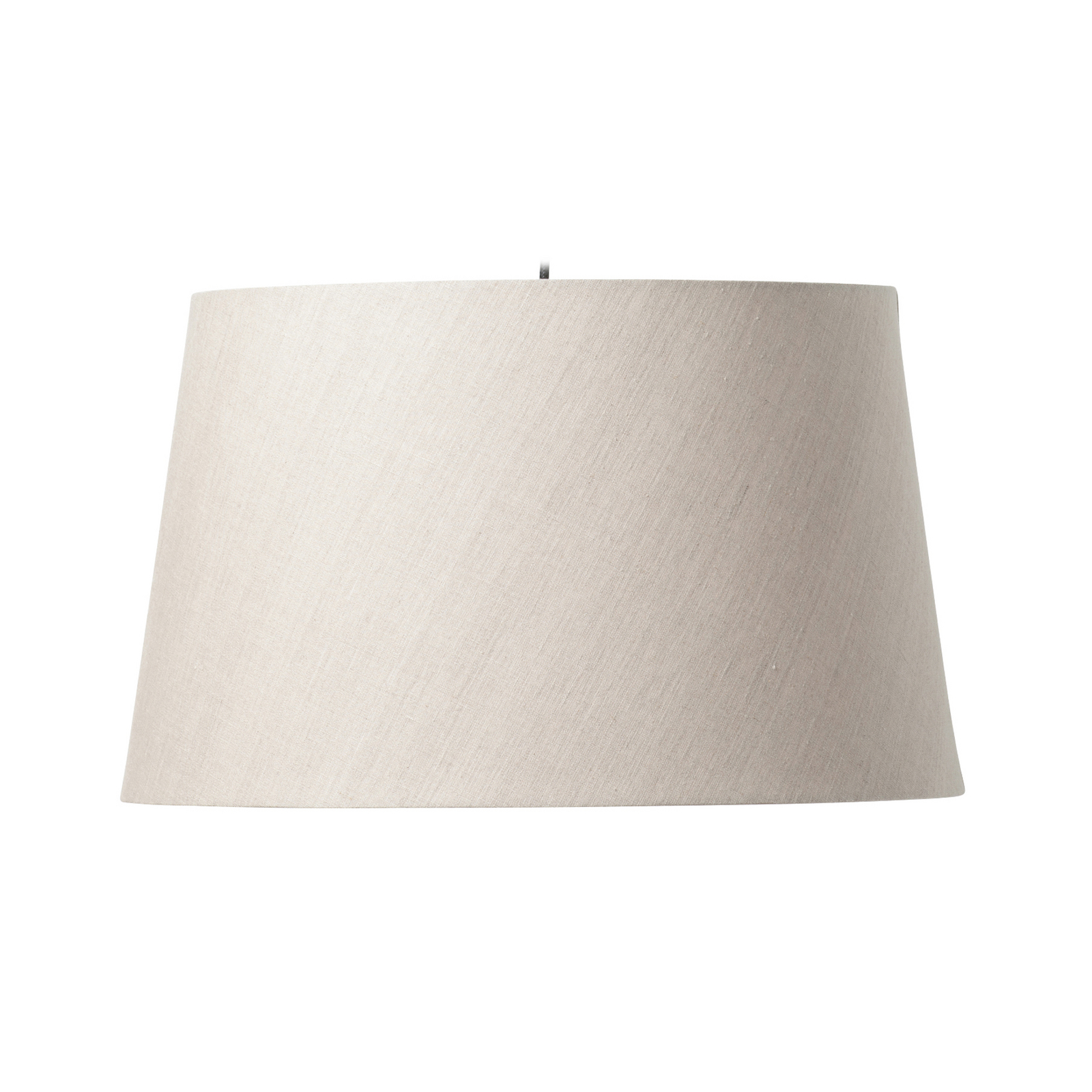 Enkel, lige lampeskærm, beige, Ø 50 cm – Watt &amp; Veke