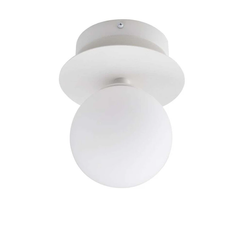 Globen Lighting – Art Deco 24 Vägg-/Taklampe IP44 White