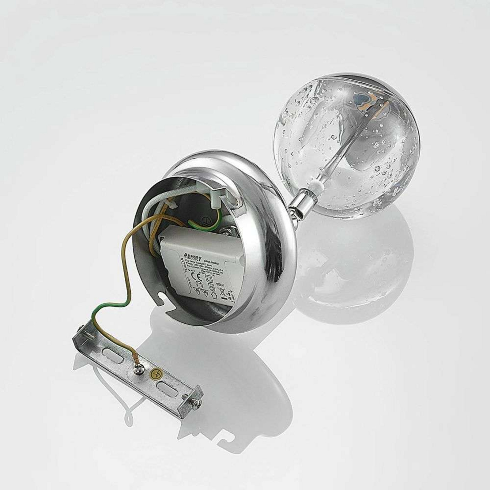 Kilio Wall Lamp Chrome - Lucande