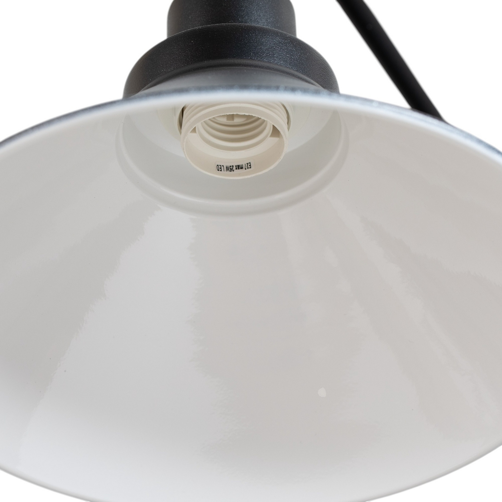 Craft III pendant light in black, 3-bulb