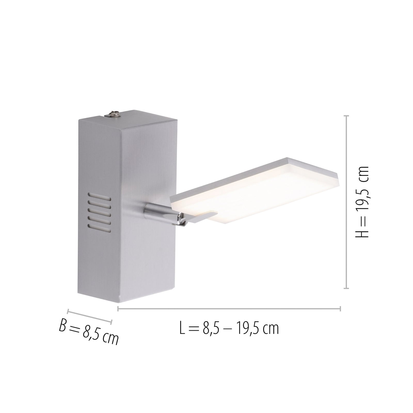 Mira LED-Wandleuchte, diamond, CCT - PURE Mira LED-Wandleuchte, diamond, CCT - PURE