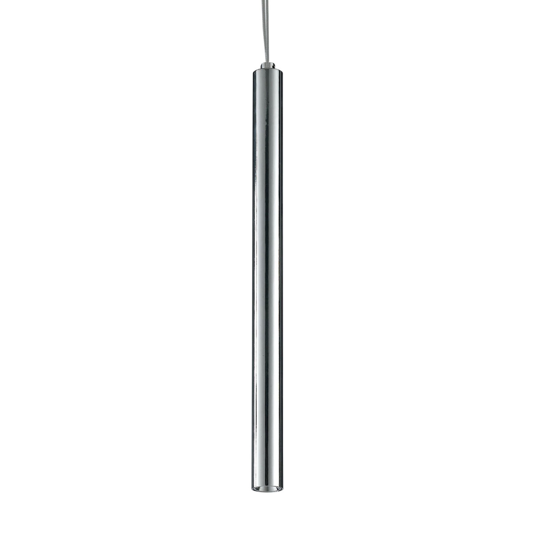 Eco-Light Oboe LED track pendant lamp 3.5 W 3,000 K chrome, for Living / Dining Room, aluminium, 3.5 W, energy efficiency: A+, H: 35 cm