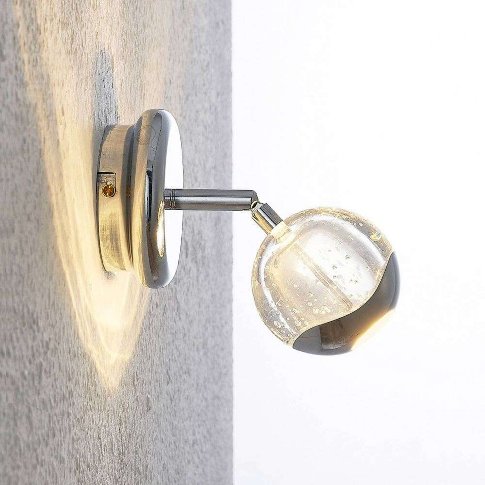Kilio Wall Lamp Chrome - Lucande