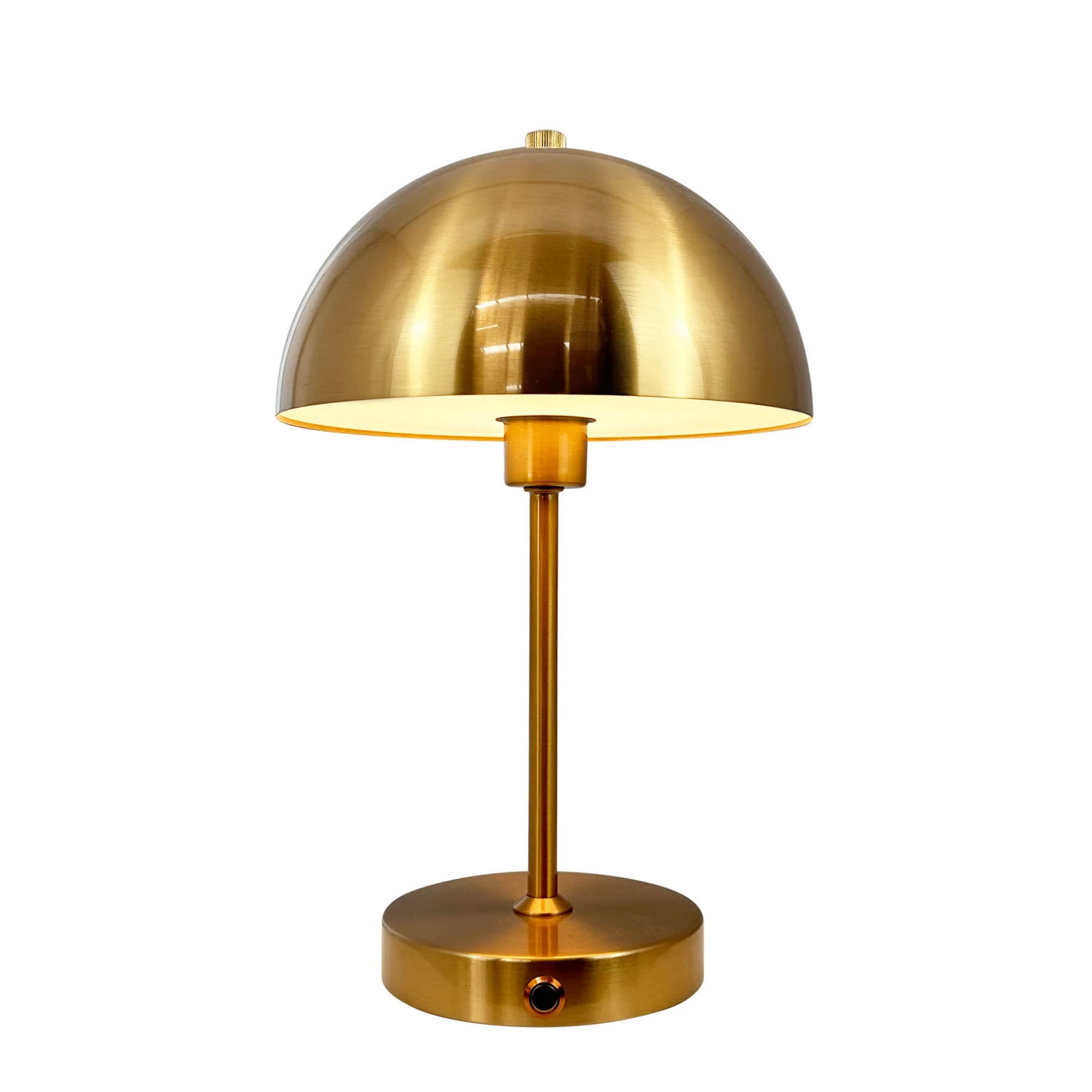 Dyberg Larsen Stockholm Akku-Tischlampe, messing antik
