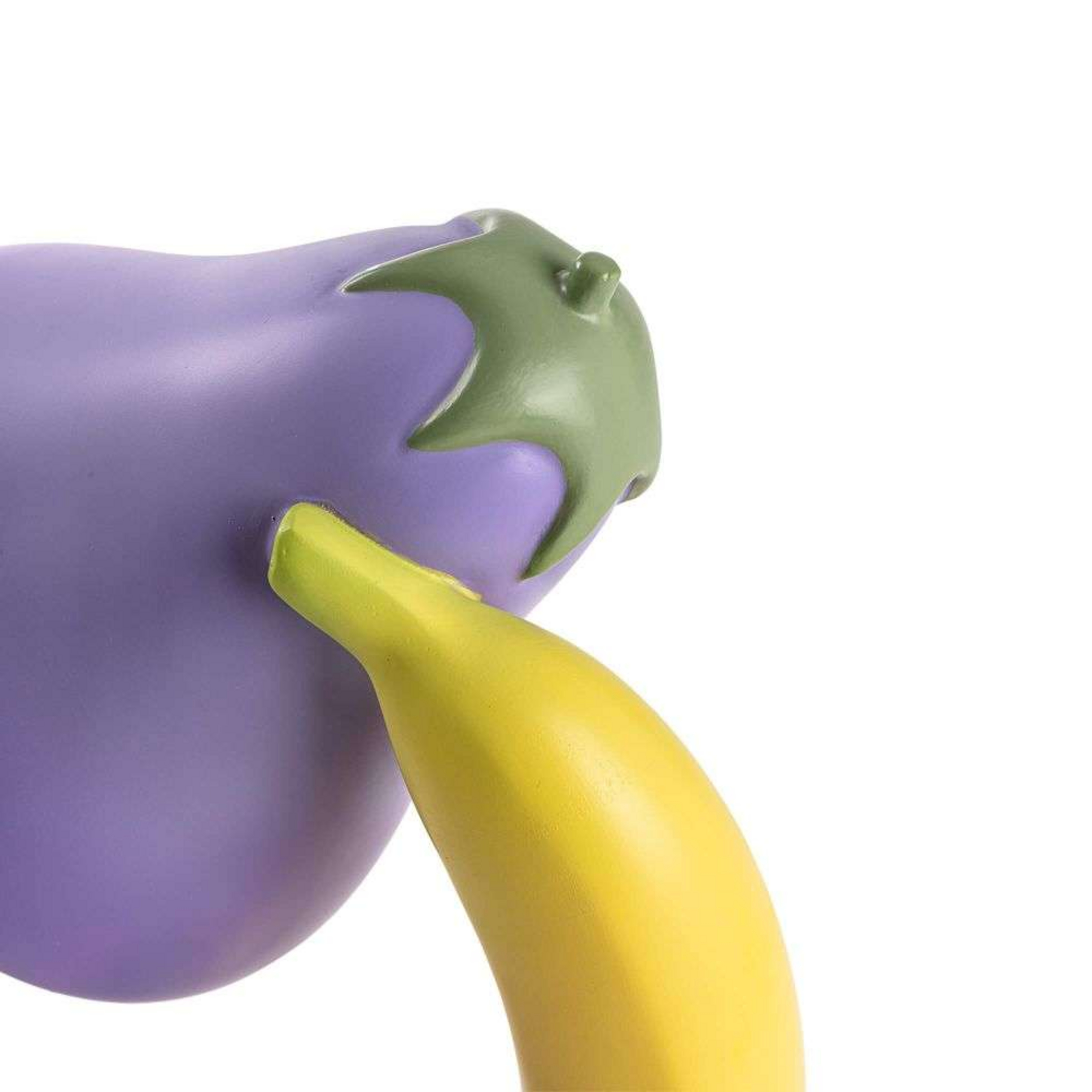 lampe à poser Aubergine, violet/vert/jaune, 31 cm - SELETTI