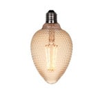 Colors Facet LED-pære G100, E27, ravfarvet, 1.800 K, 2 W – Halo Design