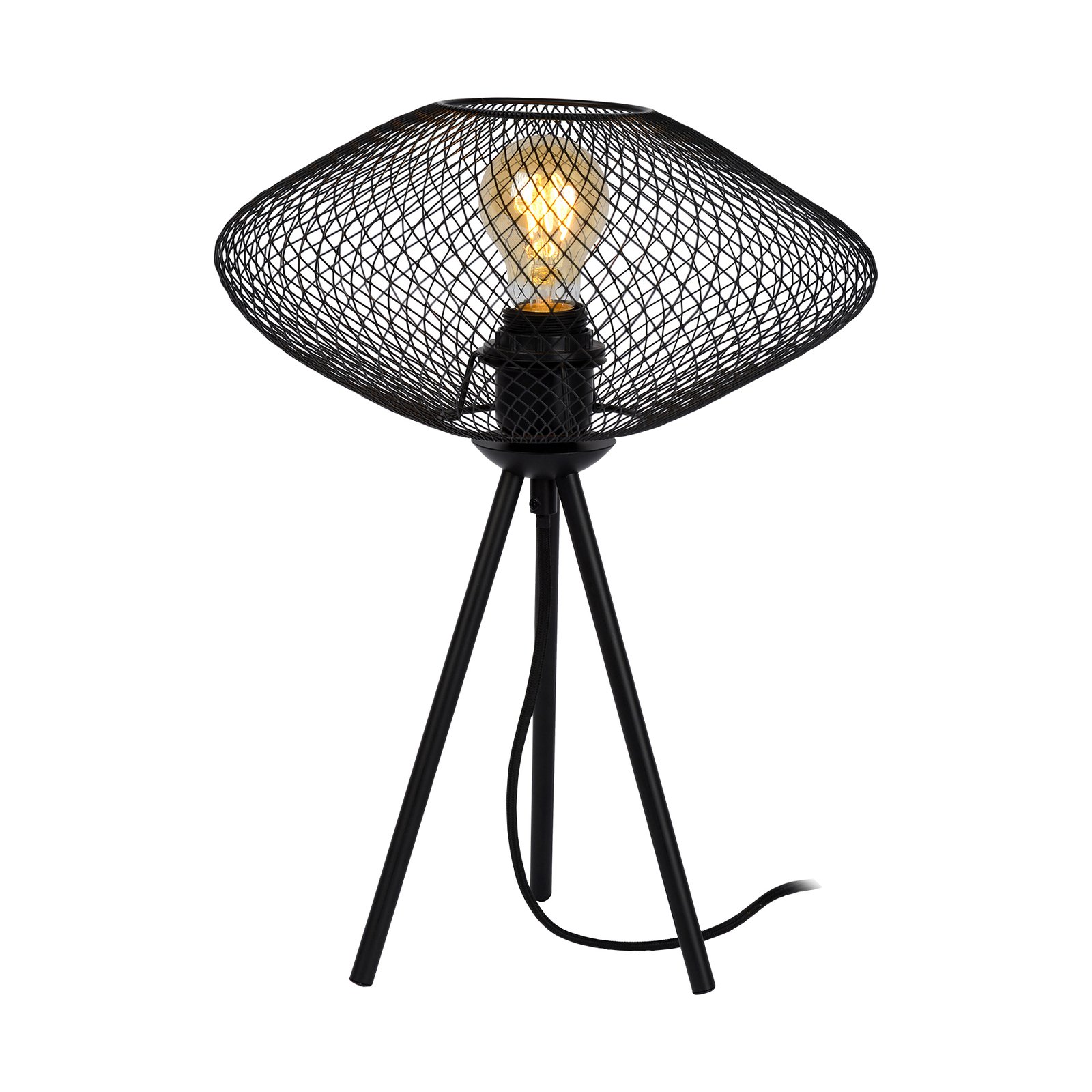 Mesh table lamp, height 41 cm, tripod