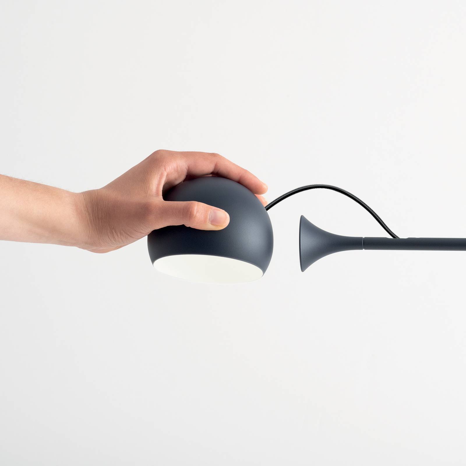 Artemide Ixa lampa stołowa LED, antracyt