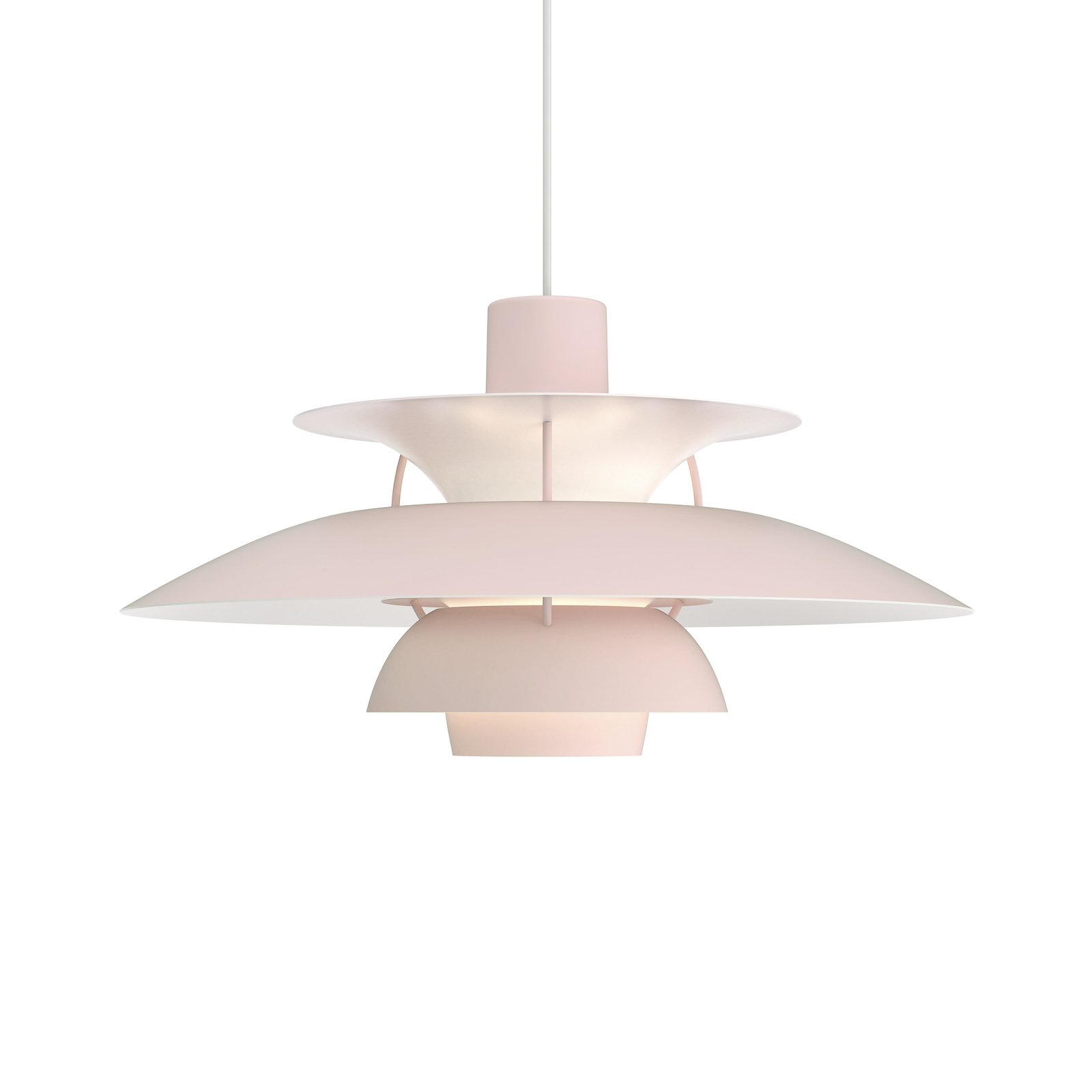 PH 5 Hanglamp Monochrome Pale Rose - Louis Poulsen