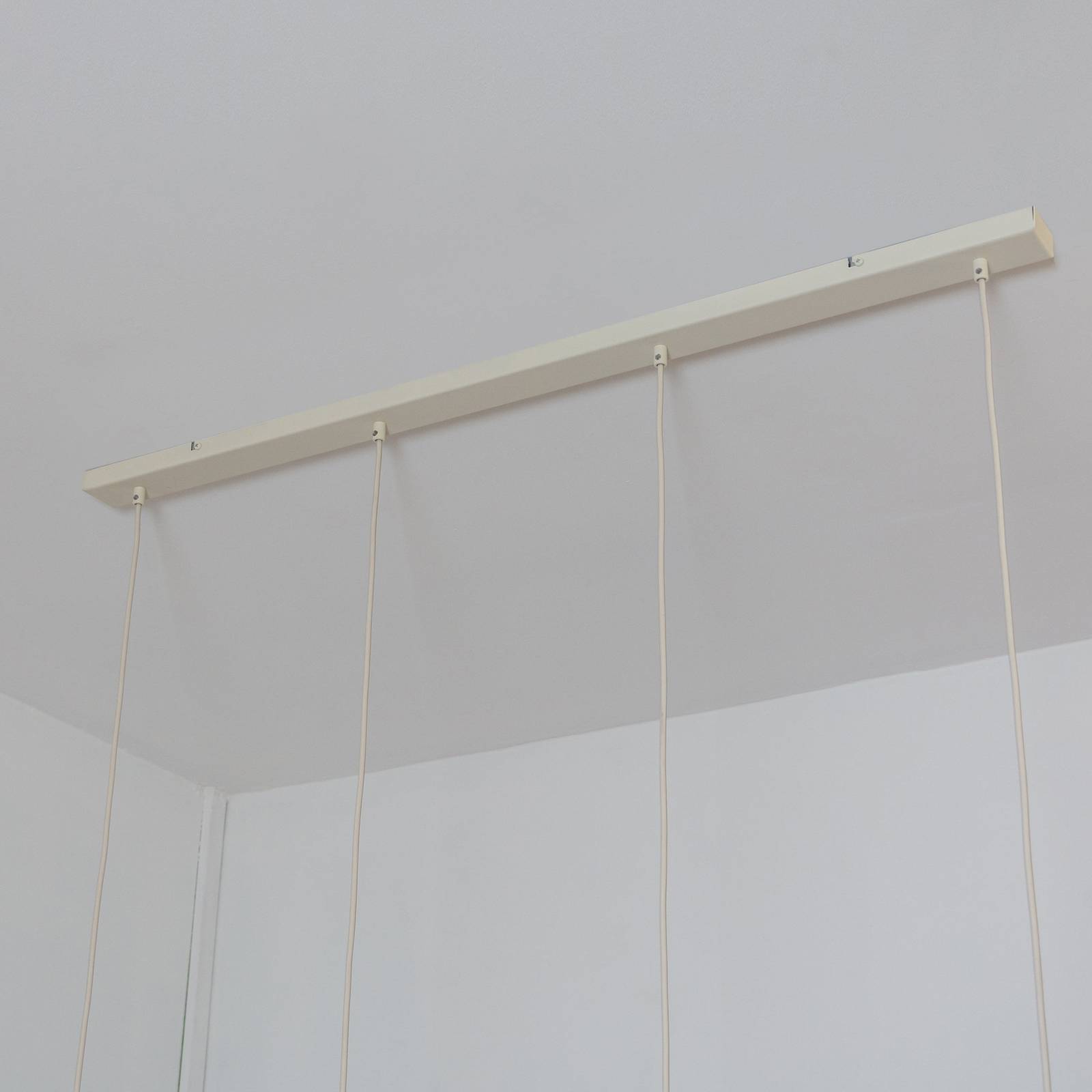 Lampa wisząca STARLIGHT, kremowy biały, 4-punktowa, długość 100 cm, metalowa