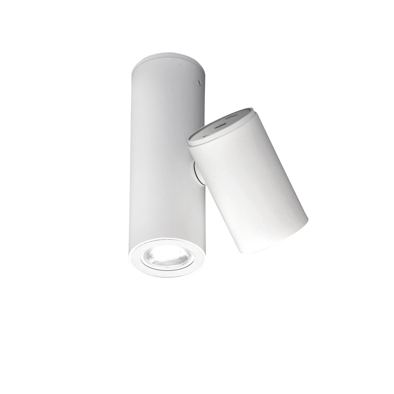 Milan Kronn ceiling spotlight two-bulb white