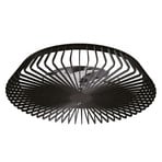 Smart LED plafondventilator Himalaya zwart DC, stil - Mantra