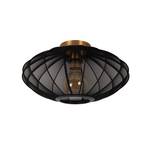 Corina ceiling light, black, Ø 40 cm, E27