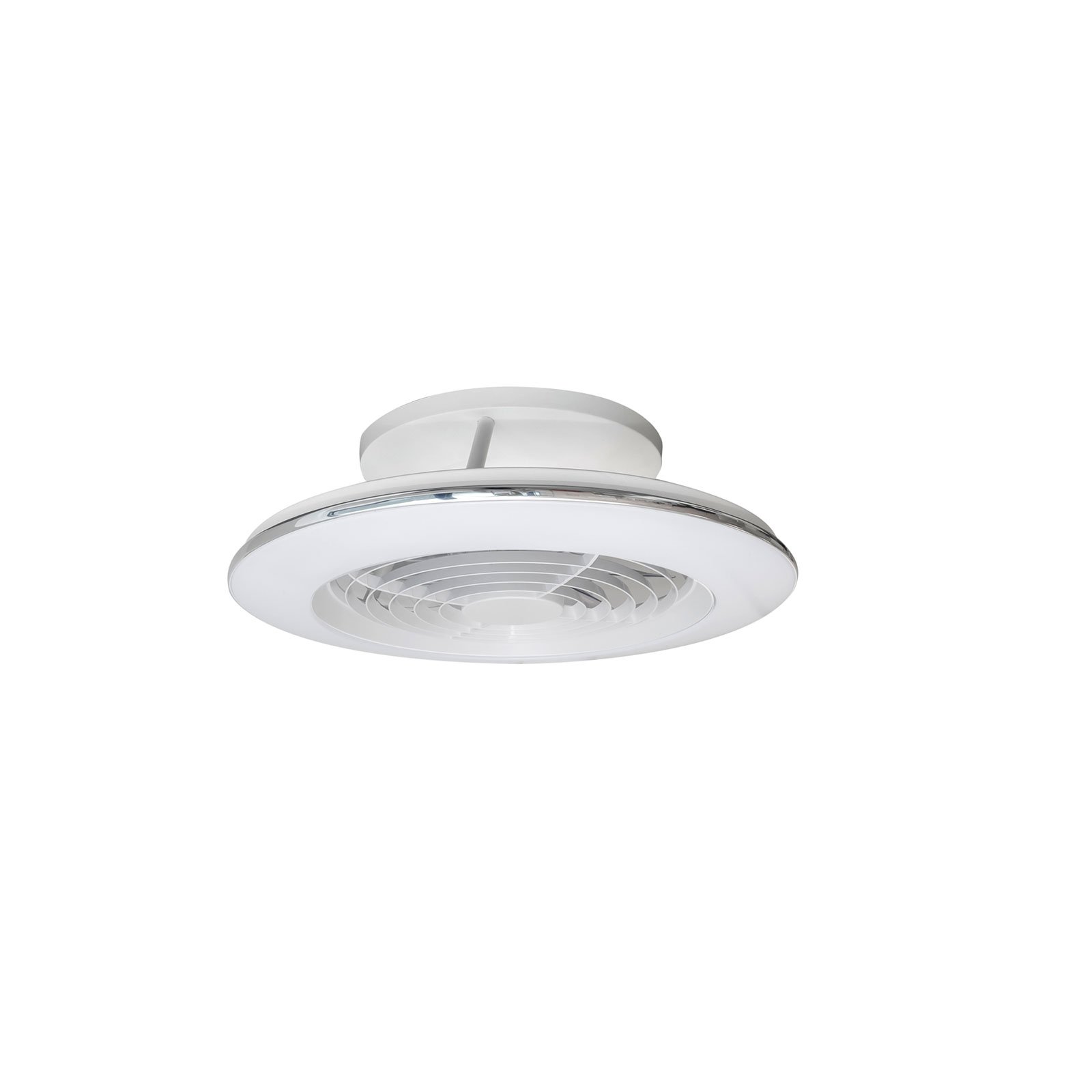 LED ceiling fan Alisio mini, white