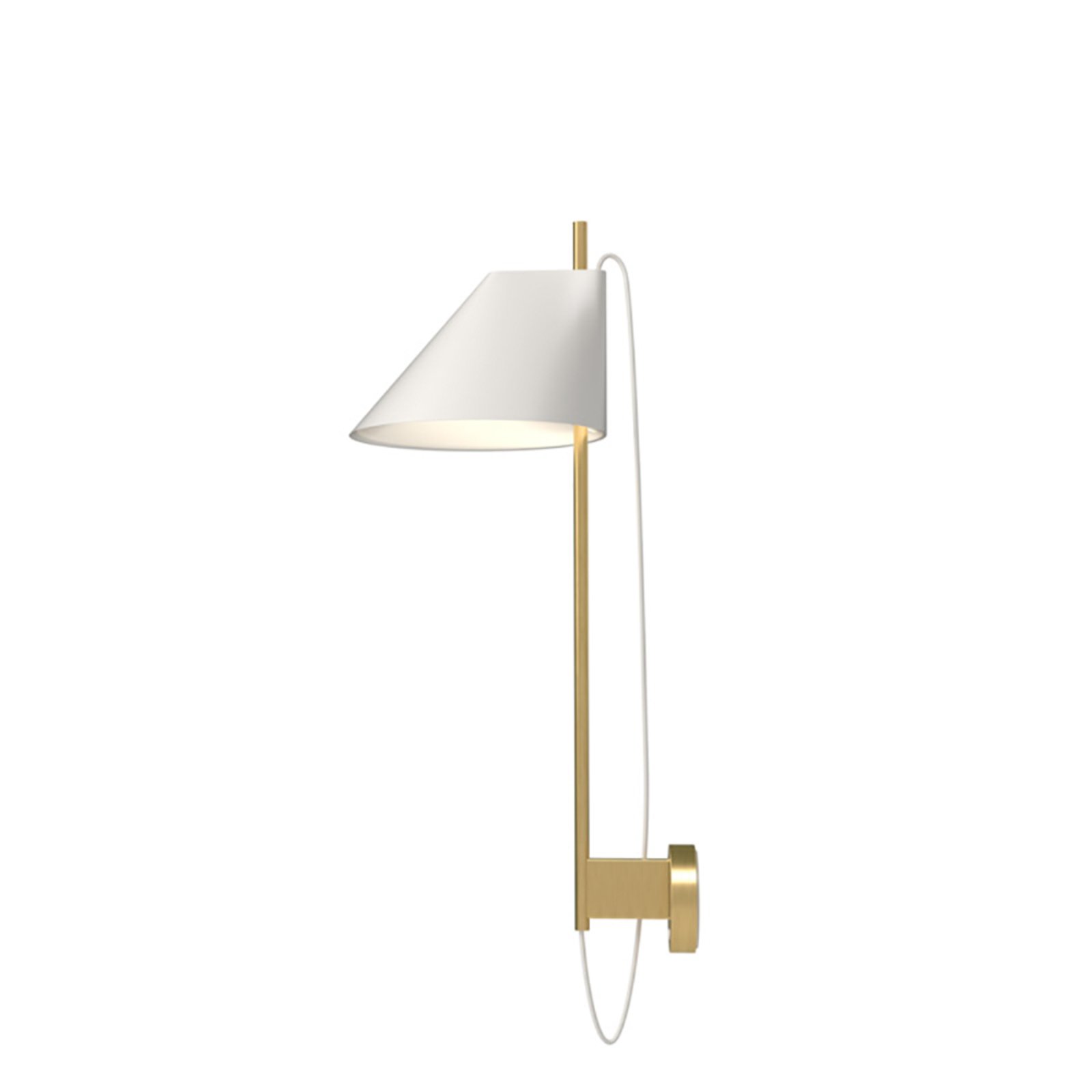 Yuh Aplică de Perete White/Brass - Louis Poulsen