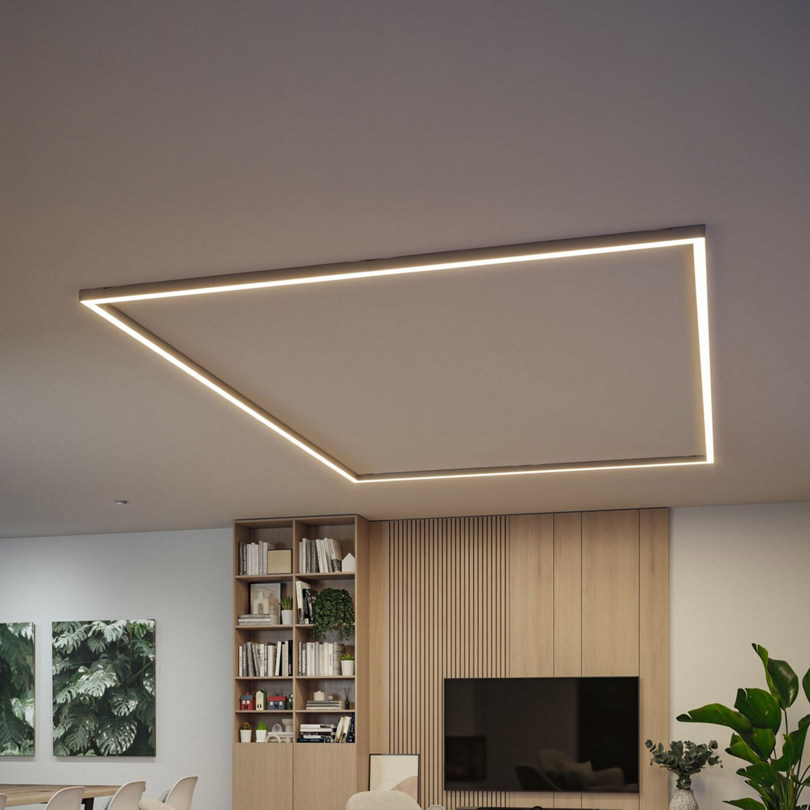 Paulmann Linion lyskanalsystem, krom, 82 W, aluminium Paulmann Linion lyskanalsystem, krom, 82 W, aluminium