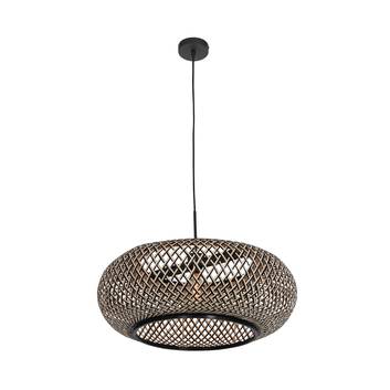 Hanglamp Maze van gevlochten bamboe
