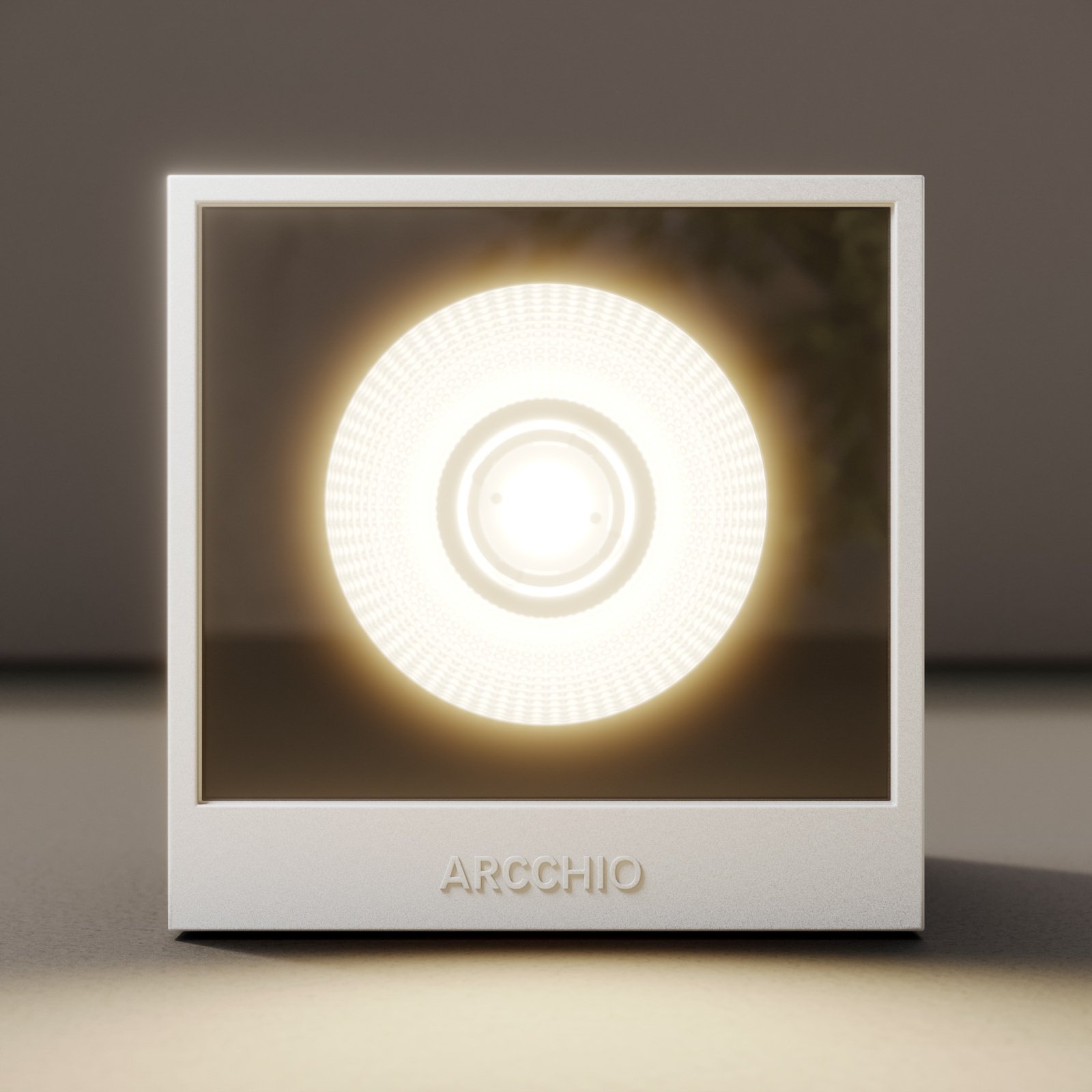 Arcchio Tassnim LED vonkajšie nástenné svietidlo biele 1-svetlo.