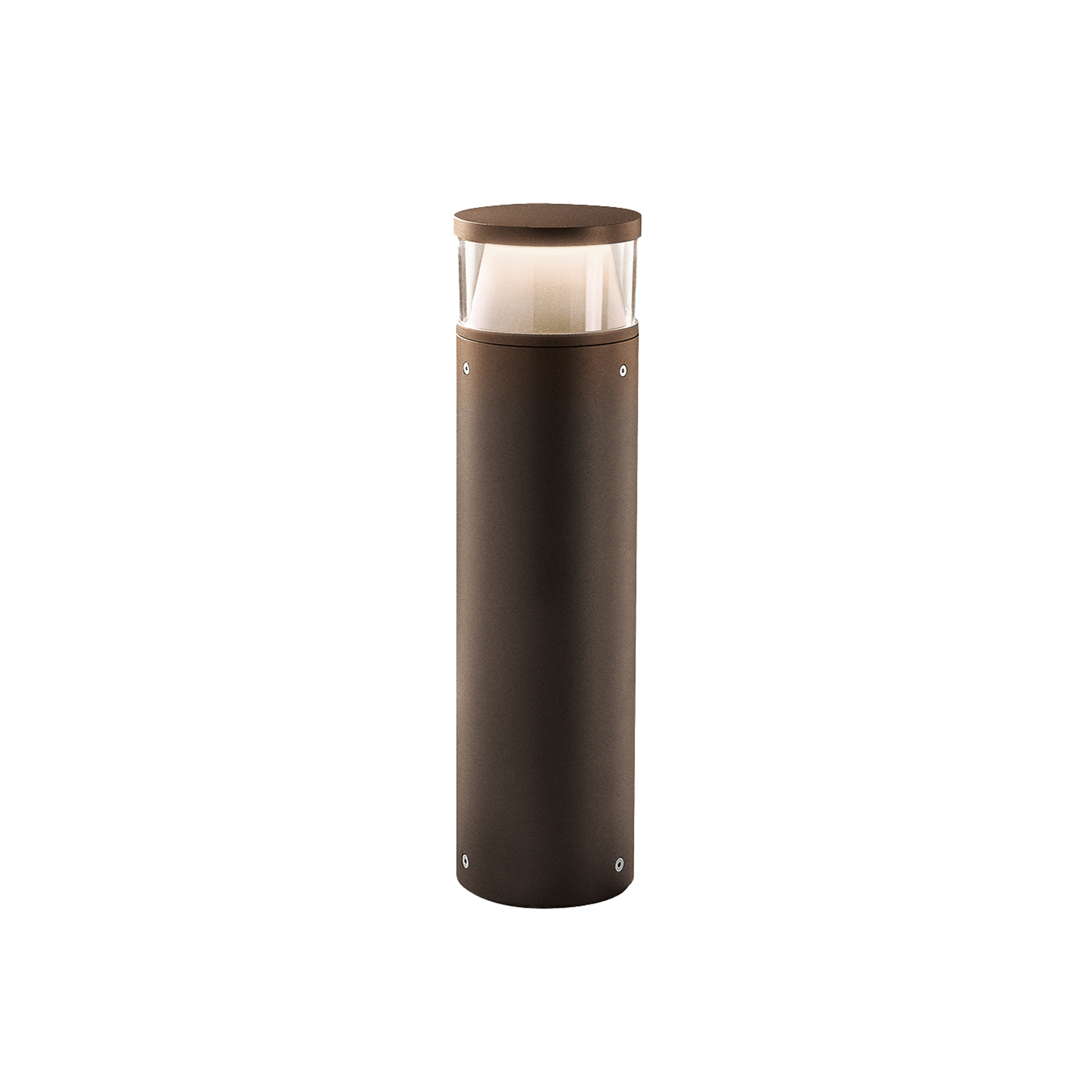 LEDS-C4 LED pedestal light Dan, brown, aluminium, plastic