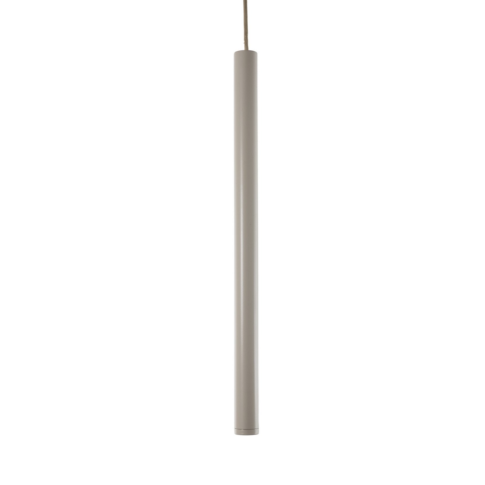 Lampada LED a sospensione Rulo, beige, acciaio, Ø 3,2 cm