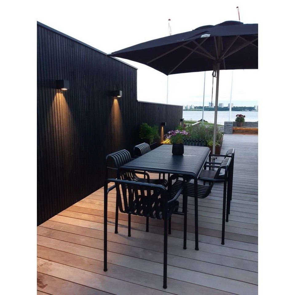 Antidark Arca W100 LED Utomhusvägglampa Down, svart från Antidark