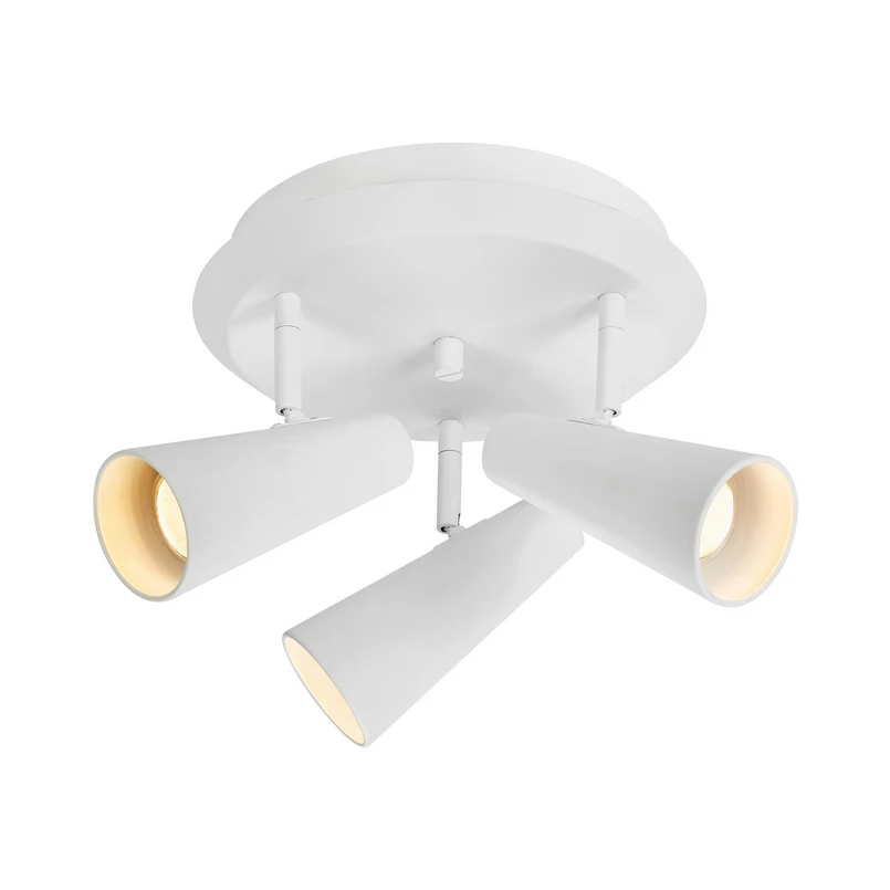 Markslöjd - Crest Round 3 Ceiling Lamp White