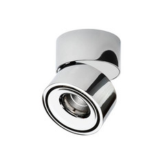 Decor Walther Studio LED-loftspot, krom, Ø 7,6 cm