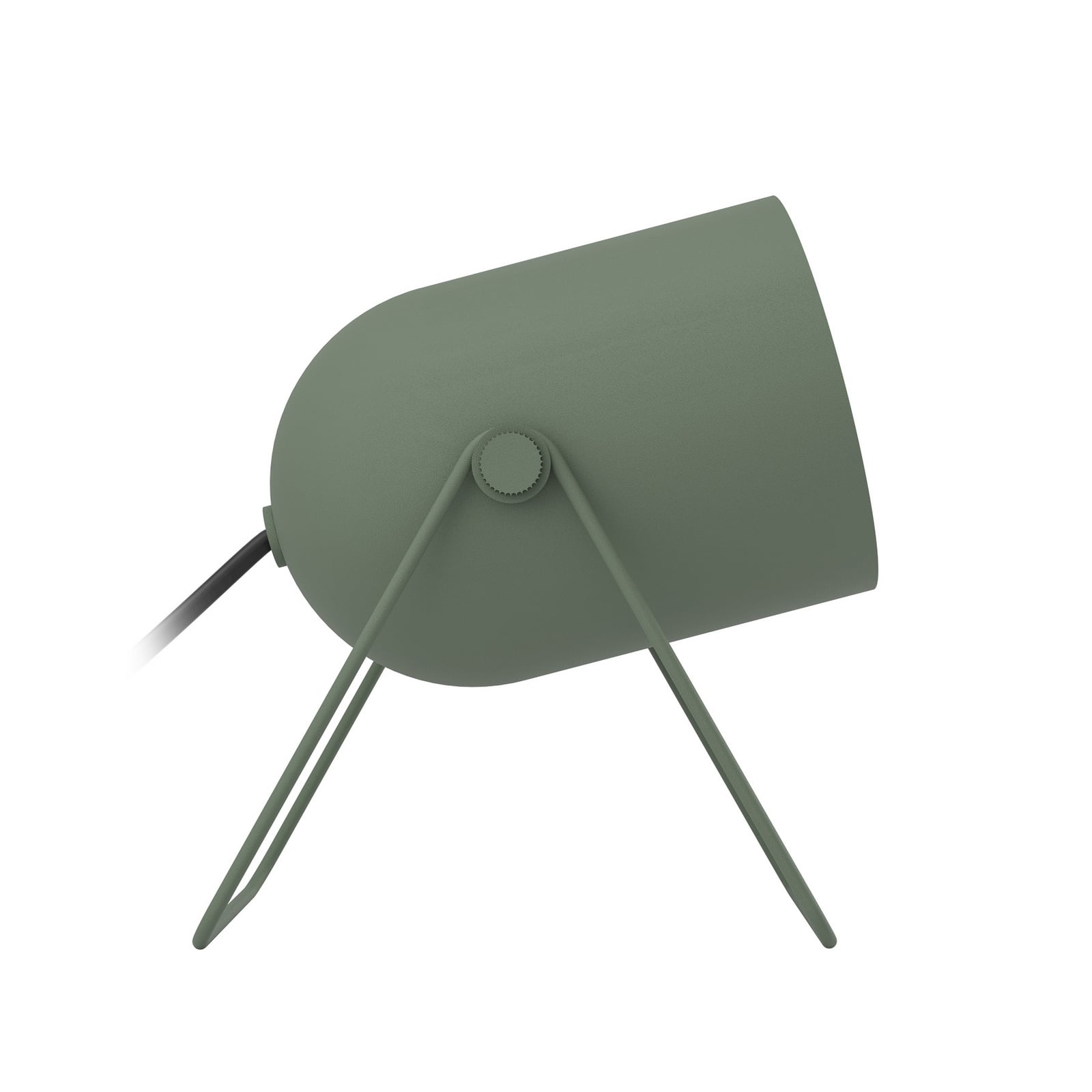 Stolová lampa Tilston, tmavozelená, výška 15 cm, oceľ, E14