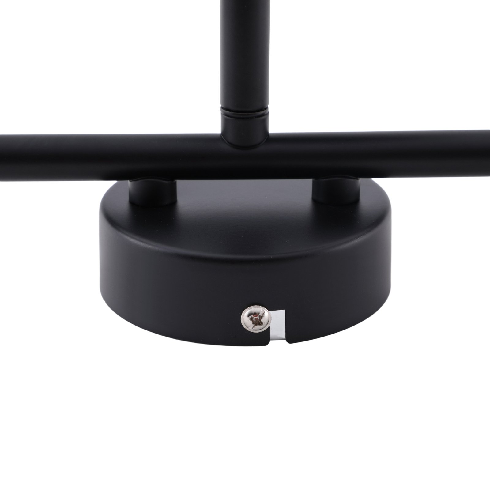 Lindby taklampa Jyla, 3 lampor, matt svart